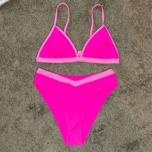 Vibrant Pink Bikini Set